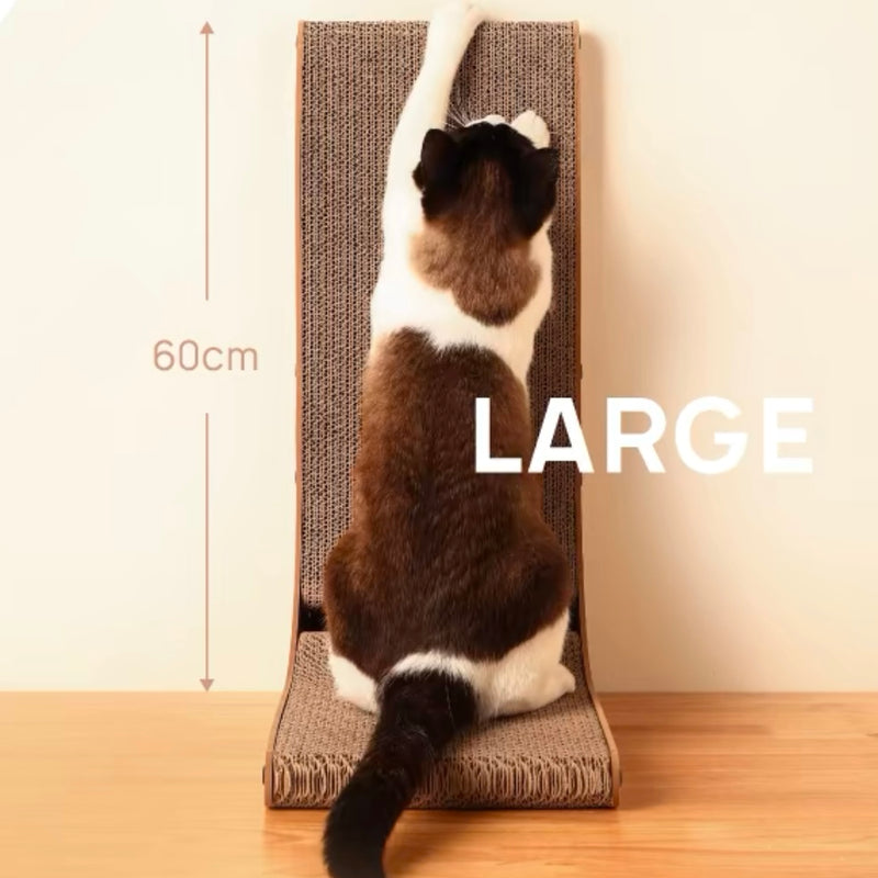 Wall Mounted Wood Cat Scratcher, Cardboard Scratcher (Sofa Protector)