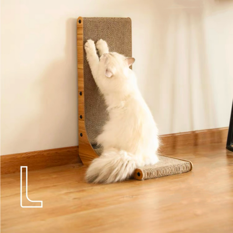 Wall Mounted Wood Cat Scratcher, Cardboard Scratcher (Sofa Protector)