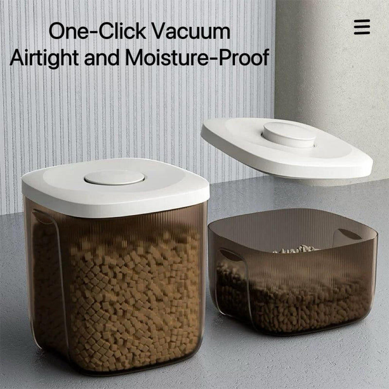 Vacube Vacuum-Sealed Pet Food Storage Container